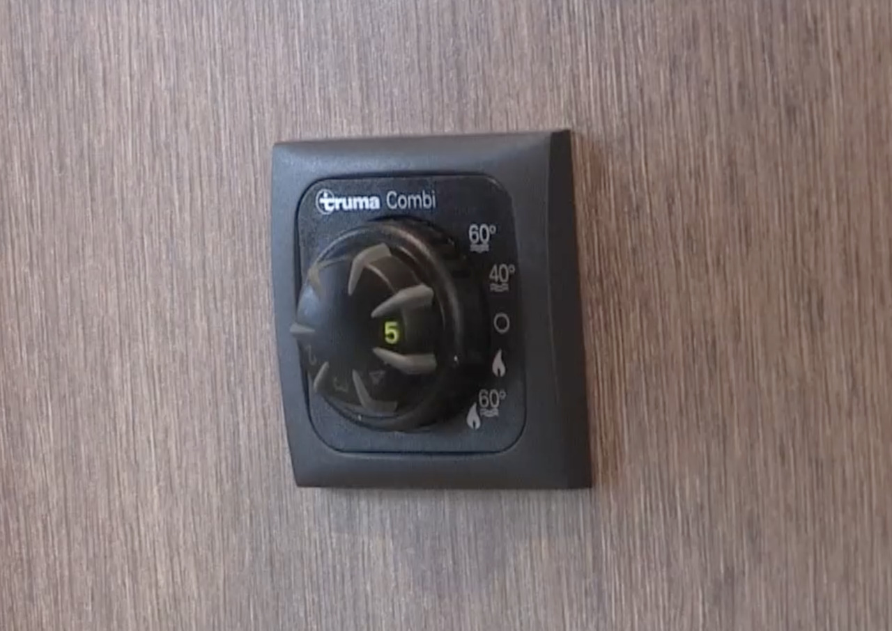 Truma combi kachel en boiler bedieningsknop