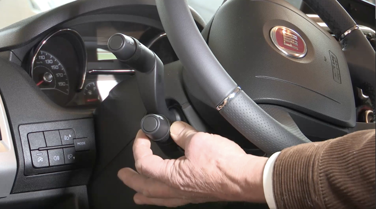 cruise control start knop in de camper