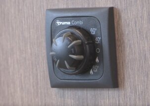 Truma combi boiler/kachel unit bediening 