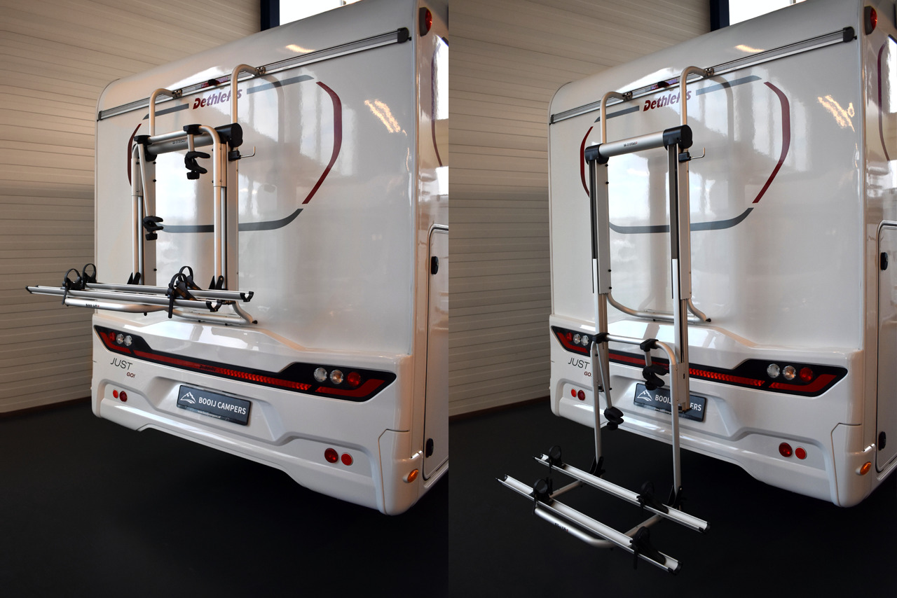 Electrische fietsendrager voor camper