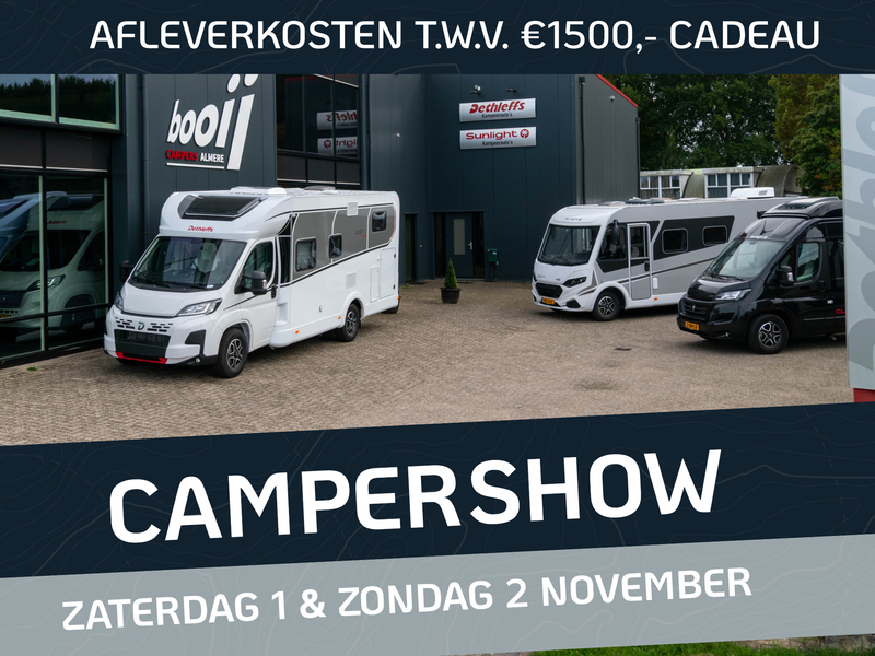 Campers bij Booij Campers Almere